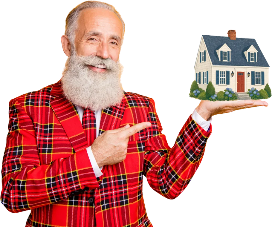 Zacharias Zaster mit Haus